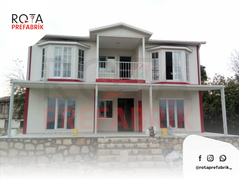 Prefabrik, standart prefabrik, prefabrik yapı, prefabrik ev, çift katlı prefabrik yapı, tek katlı prefabrik yapı, şantiye yapıları, şantiye prefabrik yapılar
