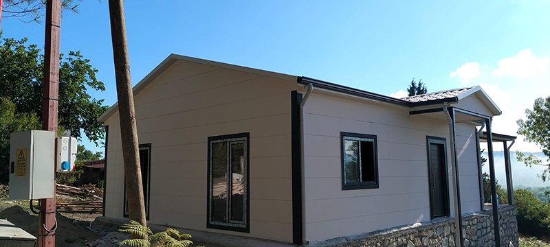 Prefabrik, prefabrik yapı, prefabrik ev, tek katlı prefabrik yapı, tek katlı prefabrik ev