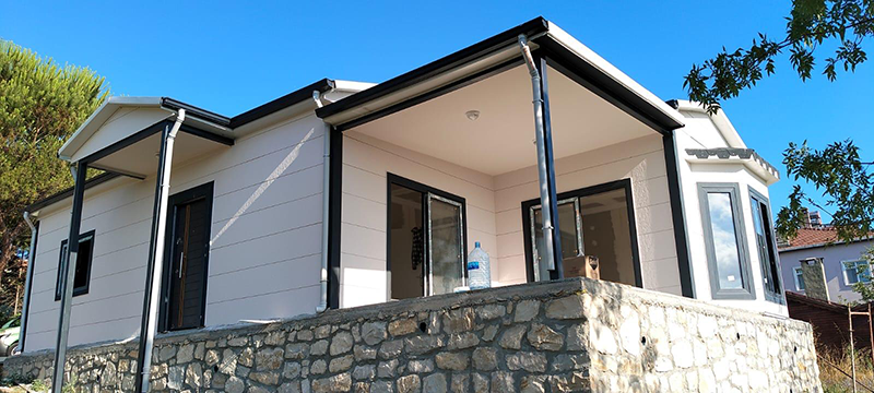 Prefabrik, prefabrik yapı, prefabrik ev, tek katlı prefabrik yapı, tek katlı prefabrik ev